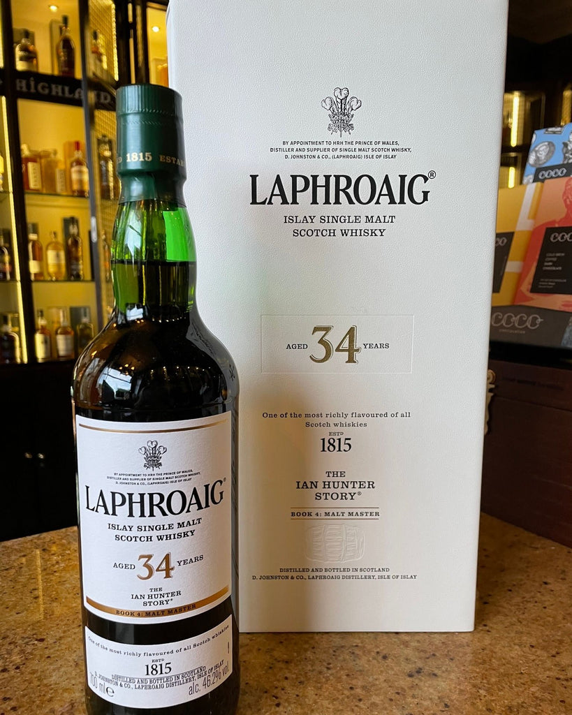 The Laphroaig 34 Year Old Malt Whisky - The Ian Hunter Story - Book 4