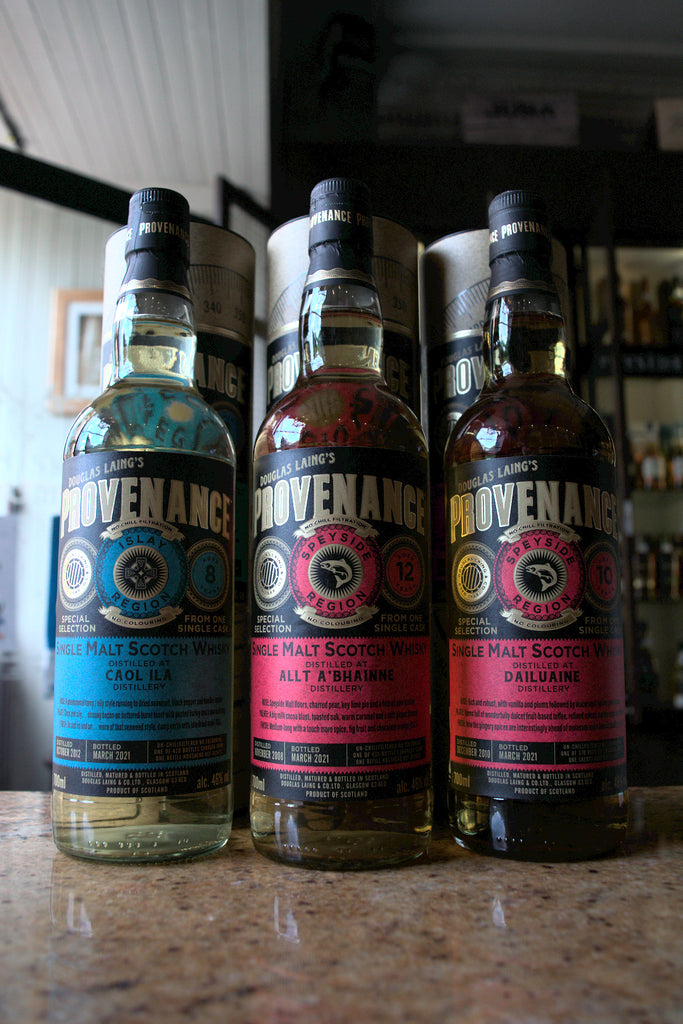 New Douglas Laing Provenance Bottles