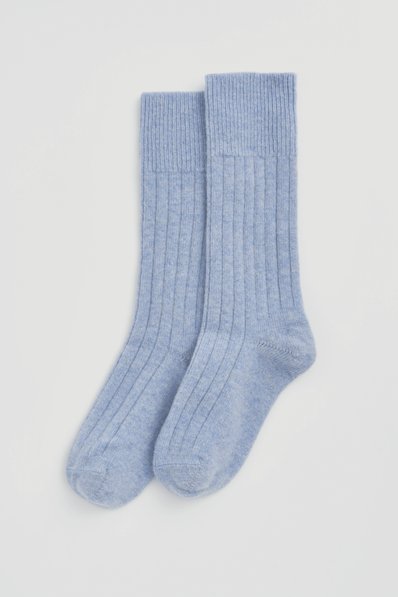 Morning Blue Merino Bed Socks: Morning Blue Morning Blue Merino Bed Socks: Morning Blue