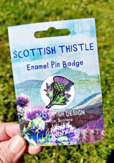 Scottish Thistle Enamel Pin Badge Scottish Thistle Enamel Pin Badge