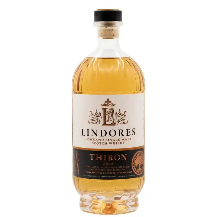 Lindores Abbey Thiron Single Malt Whisky 70cl bottle showcasing Lowland Single Malt Scotch Whisky.