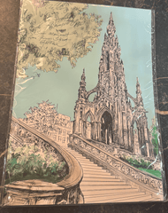 Edinburgh Scott Monument picture print in Edinburgh city centre