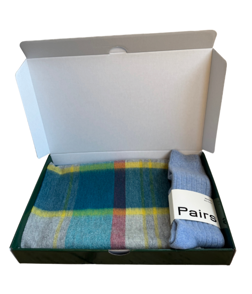 Snuggle Box Scottish Gift Hamper Blue