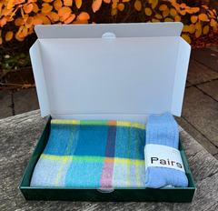 Snuggle Box Scottish Gift Hamper Blue Scottish