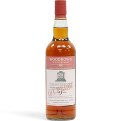 Woodrow's of Motherlover Single Malt, 70cl bottle showcasing 9 years aged single malt whisky from Woodrow's of Edinburgh.