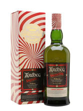 Ardbeg Spectacular Limited Edition, Single Malt Whisky, 70cl bottle and packaging with vibrant design and branding.