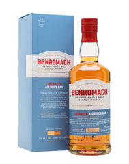 Benromach contrast: Air Dried Oak, Single Malt Whisky, 70cl bottle and packaging.