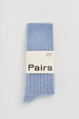 Morning Blue Merino Bed Socks: Morning Blue Morning Blue Merino Bed Socks: Morning Blue