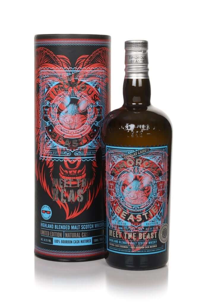 Timorous Beastie Highland Vatted Malt, Meet the Beast Edition, 70cl bottle with decorative packaging