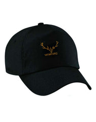 T-Shirt & Cap Bundle Cap Blue - Black cap with gold Whiski logo, stylish and quality design.