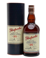 Glenfarclas 25 yr old scotch whisky
