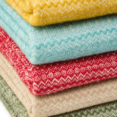 Fair Isle Pure New Wool Blanket : Mustard
