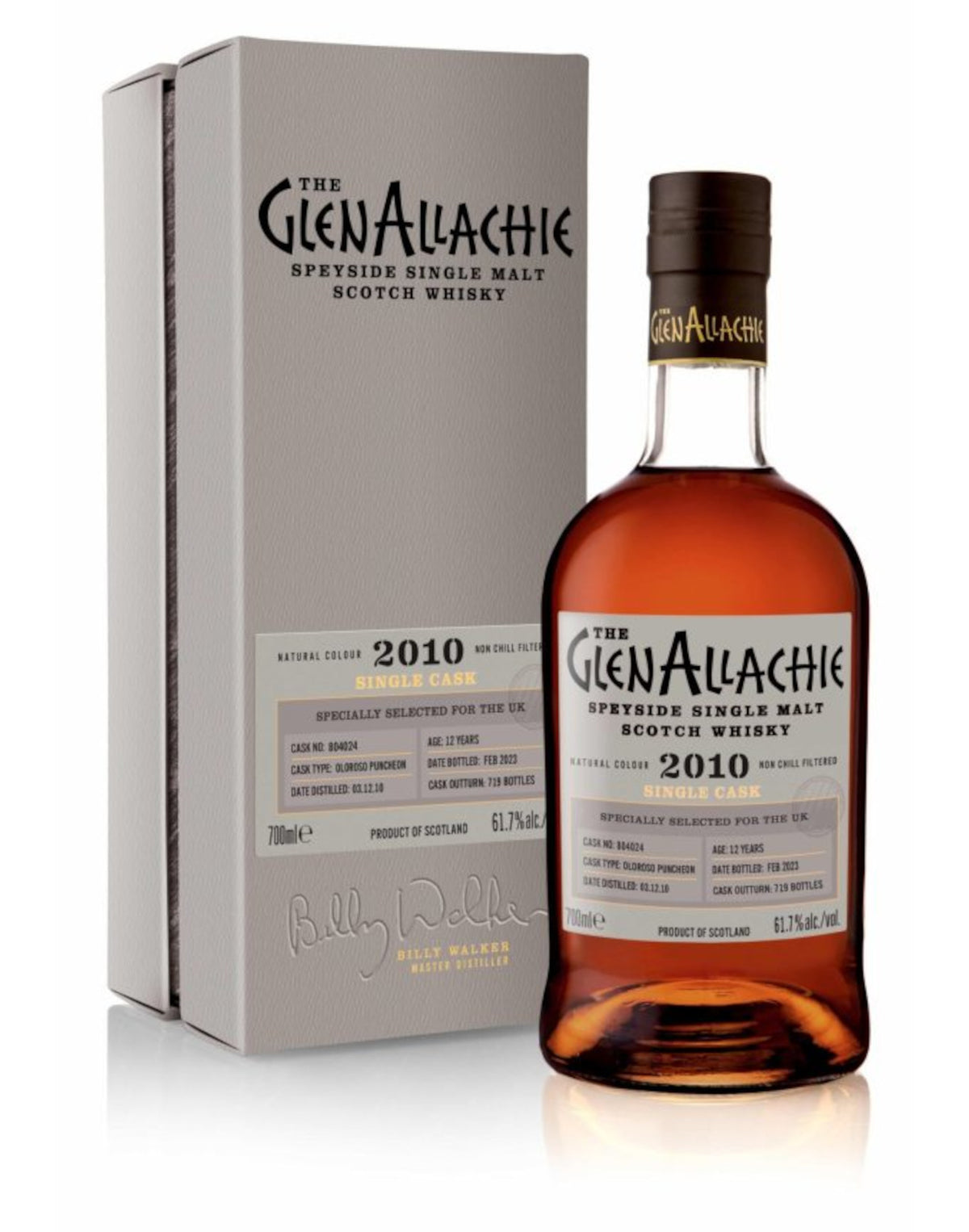 The GlenAllachie Single Casks 2010 Oloroso Puncheon, Single Malt Whisky, 70cl