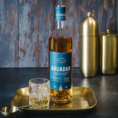 Bruadar Scotch Whisky Liqueur with whisky glass