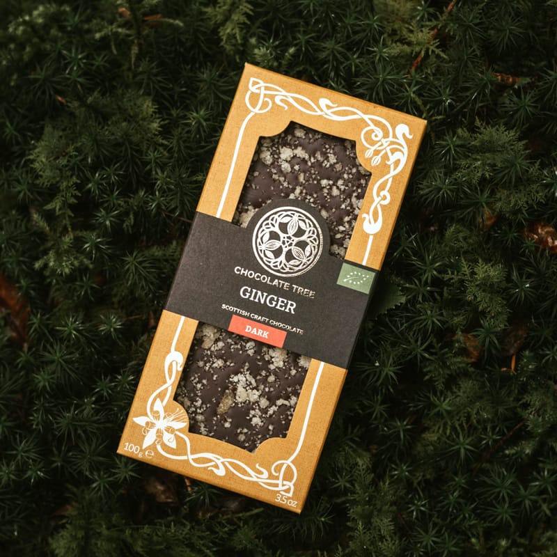 Ginger Dark Chocolate - Chocolate Tree 