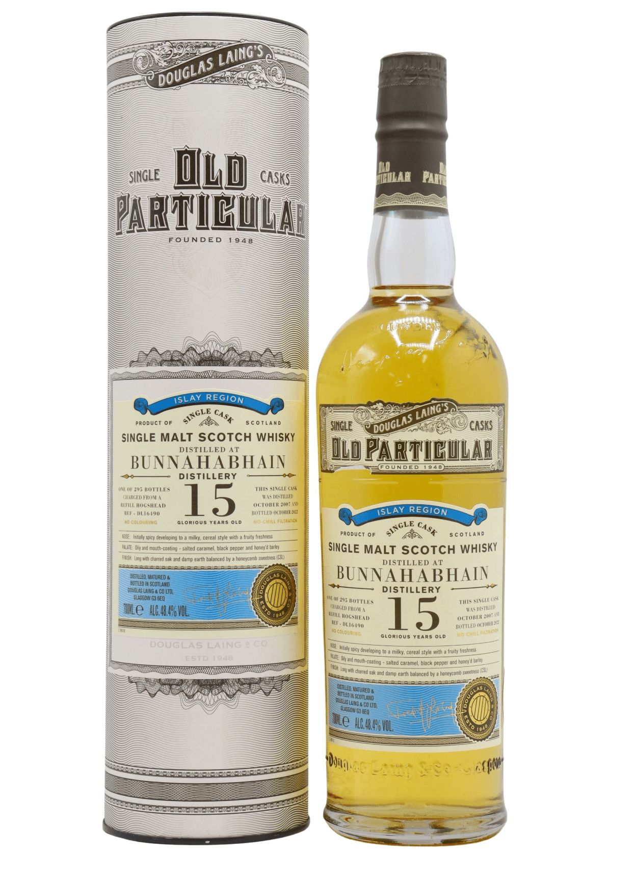 Old Particular Bunnahabhain 15 year old whisky