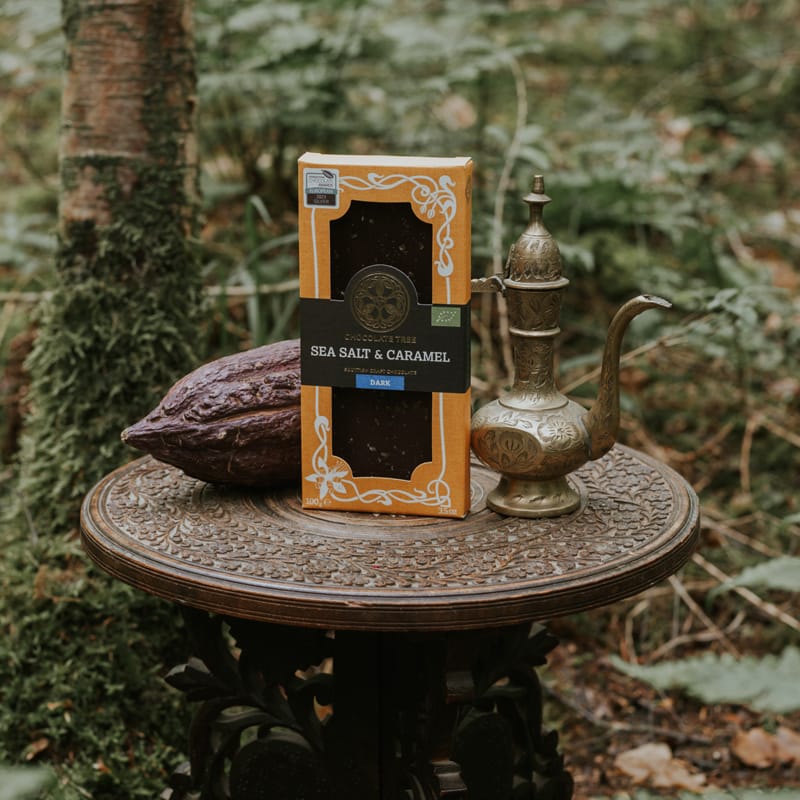 Sea Salt & Caramel Dark Chocolate by Chocolate Tree 
