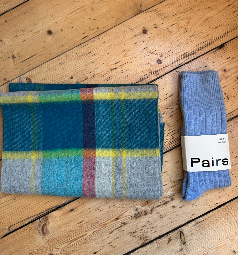 Snuggle Box Scottish Gift Hamper Blue
