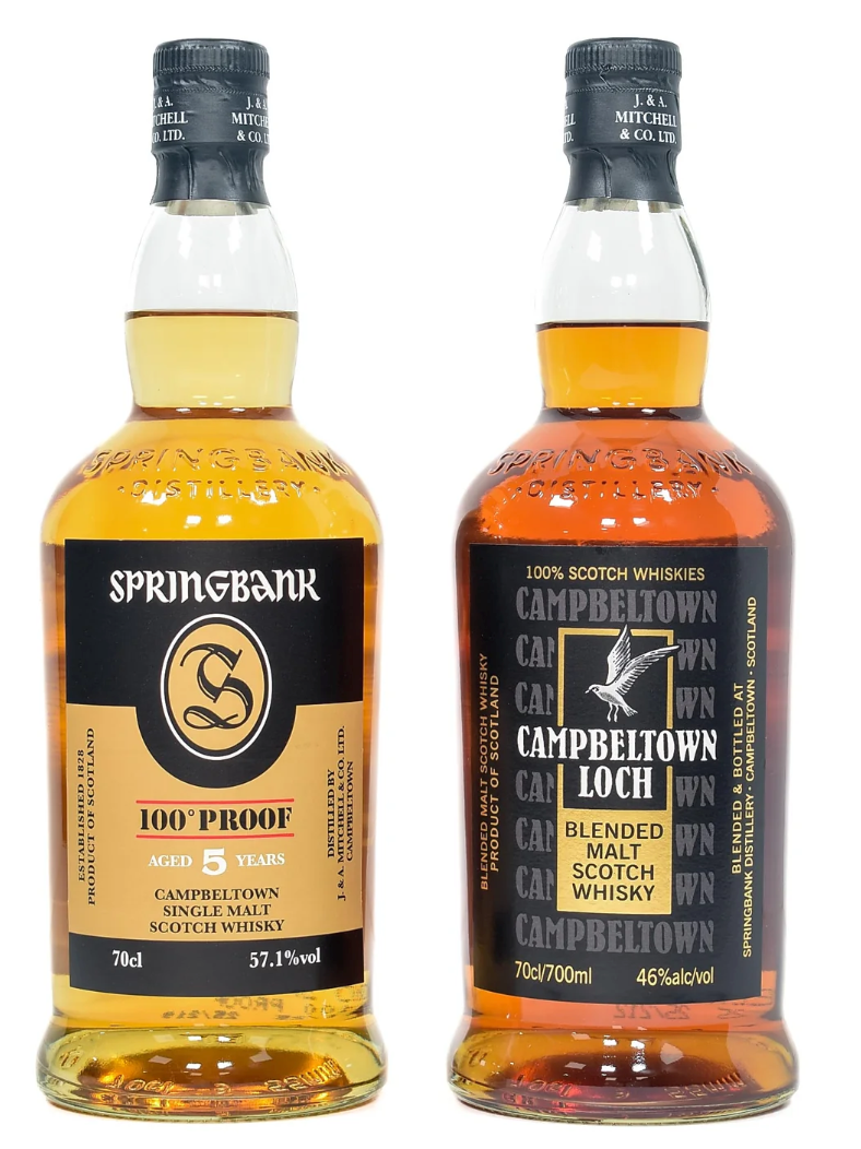 Springbank 5 Year Old 100 Proof & Campbeltown Loch 