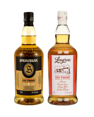 Springbank 5 Year Old 100 Proof & The Longrow 100 Proof Combo 
