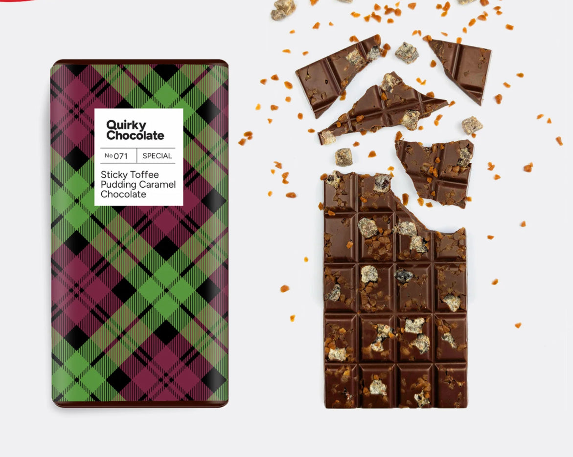 Sticky Toffee Pudding Caramel Chocolate 100g