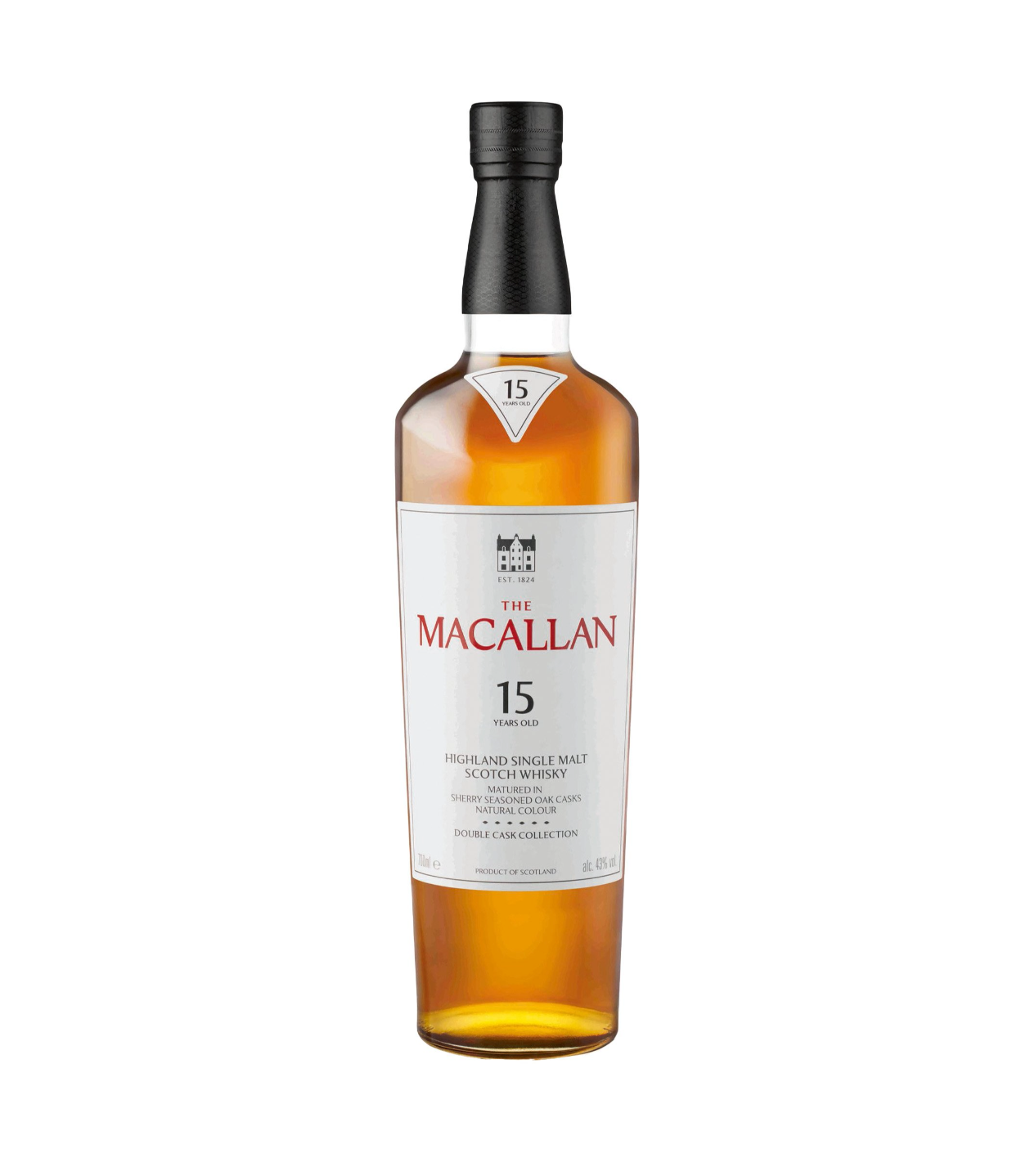 The Macallan 15 Year Old Double Cask Whisky, 70cl