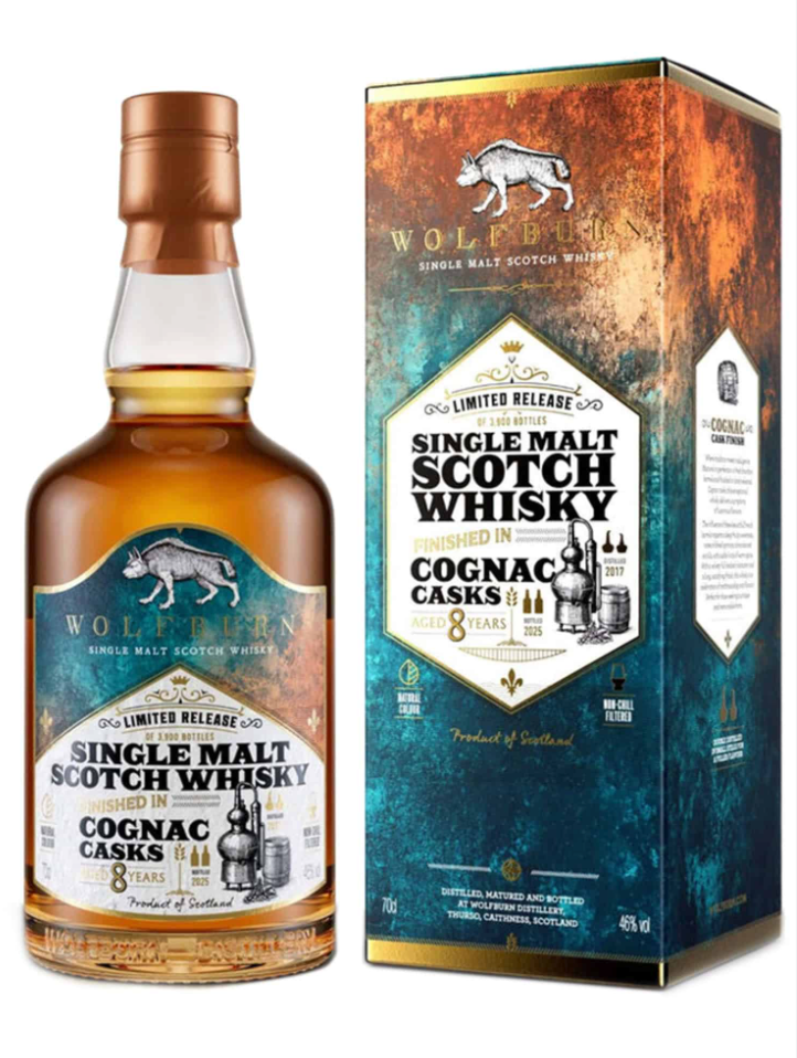 Wolfburn Cognac Cask 8yo 
