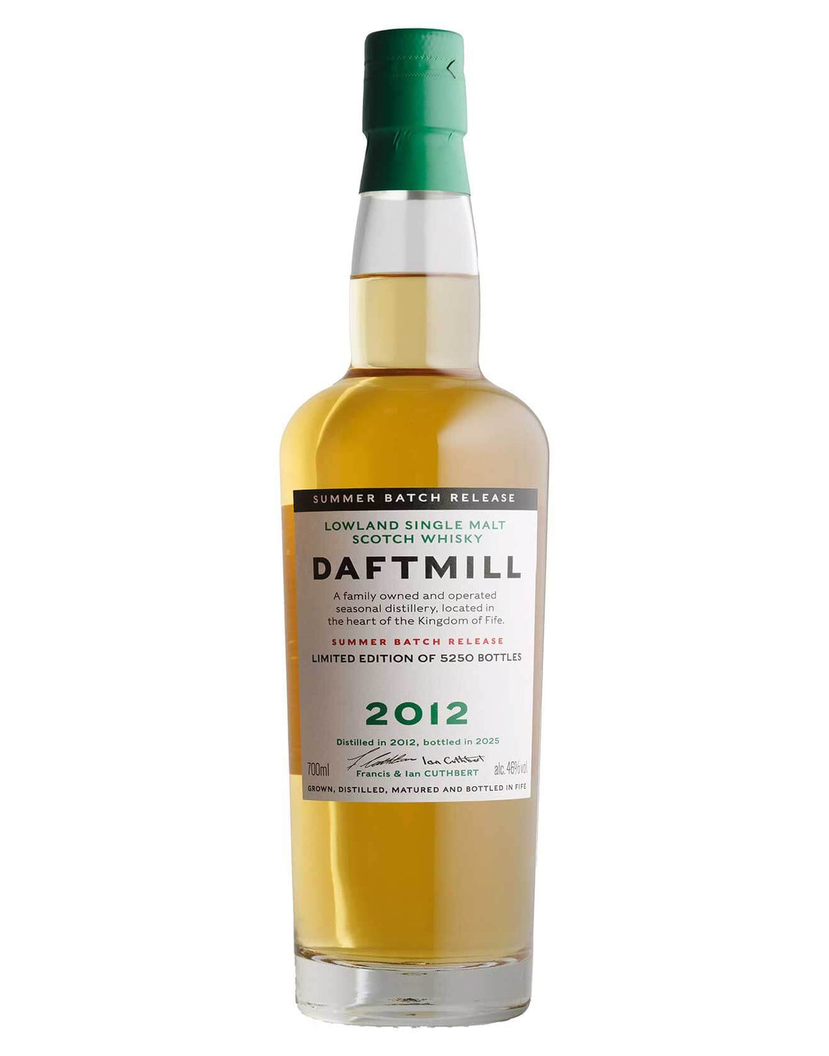 Daftmill 2012 Summer Release, Bottled 2025 Malt Whisky, 70cl