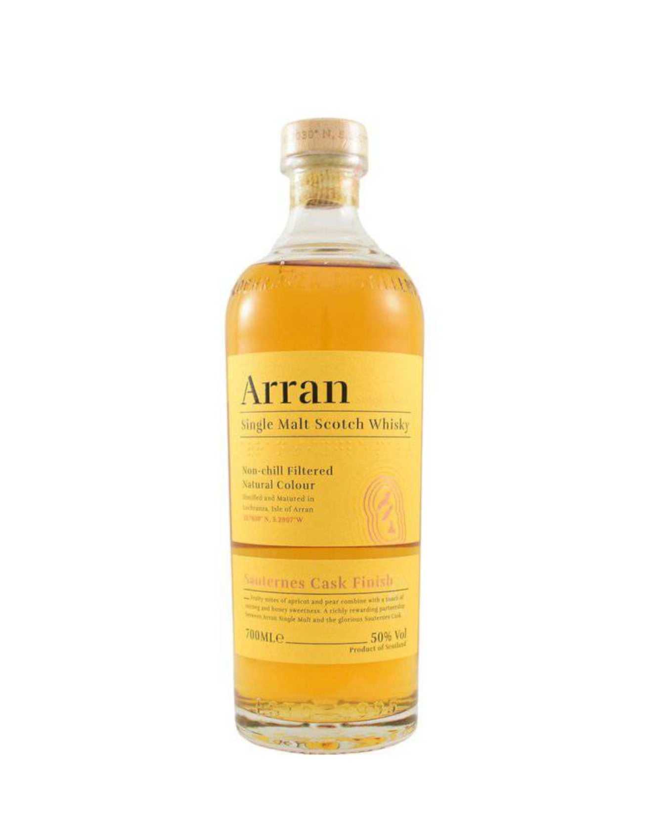Arran Saunternes Cask Finish, Single Malt Whisky, 70cl.
