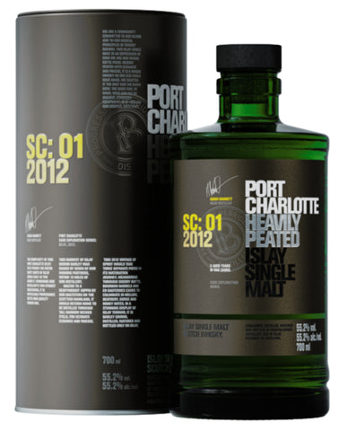Port Charlotte Heavy Peated SC:01 2012, Single Malt Whisky, 70cl