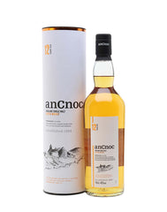 Ancnoc 12 year old single malt whisky