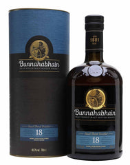 Bunnahabhain 18 year old, Single Malt Whisky, 70cl