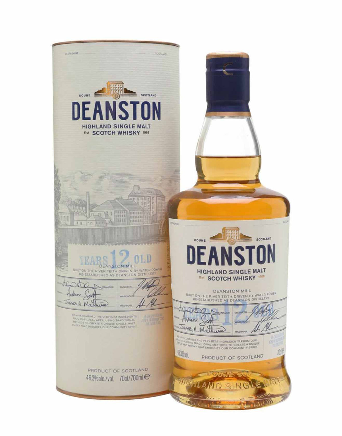 Deanston 12 year old, Single Malt Whisky, 70cl