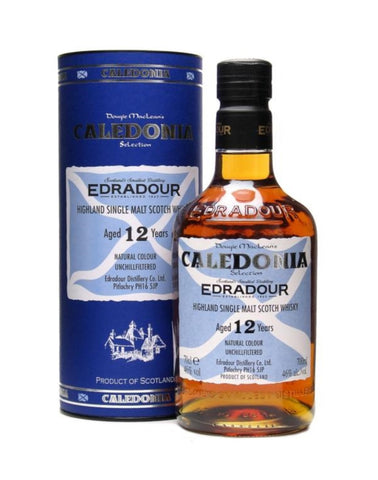 Edradour 12 Year Old, the Caledonia, Single Malt Whisky, 70cl