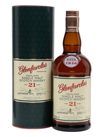 Glenfarclas 21 Year Old, Single Malt Whisky, 70cl.