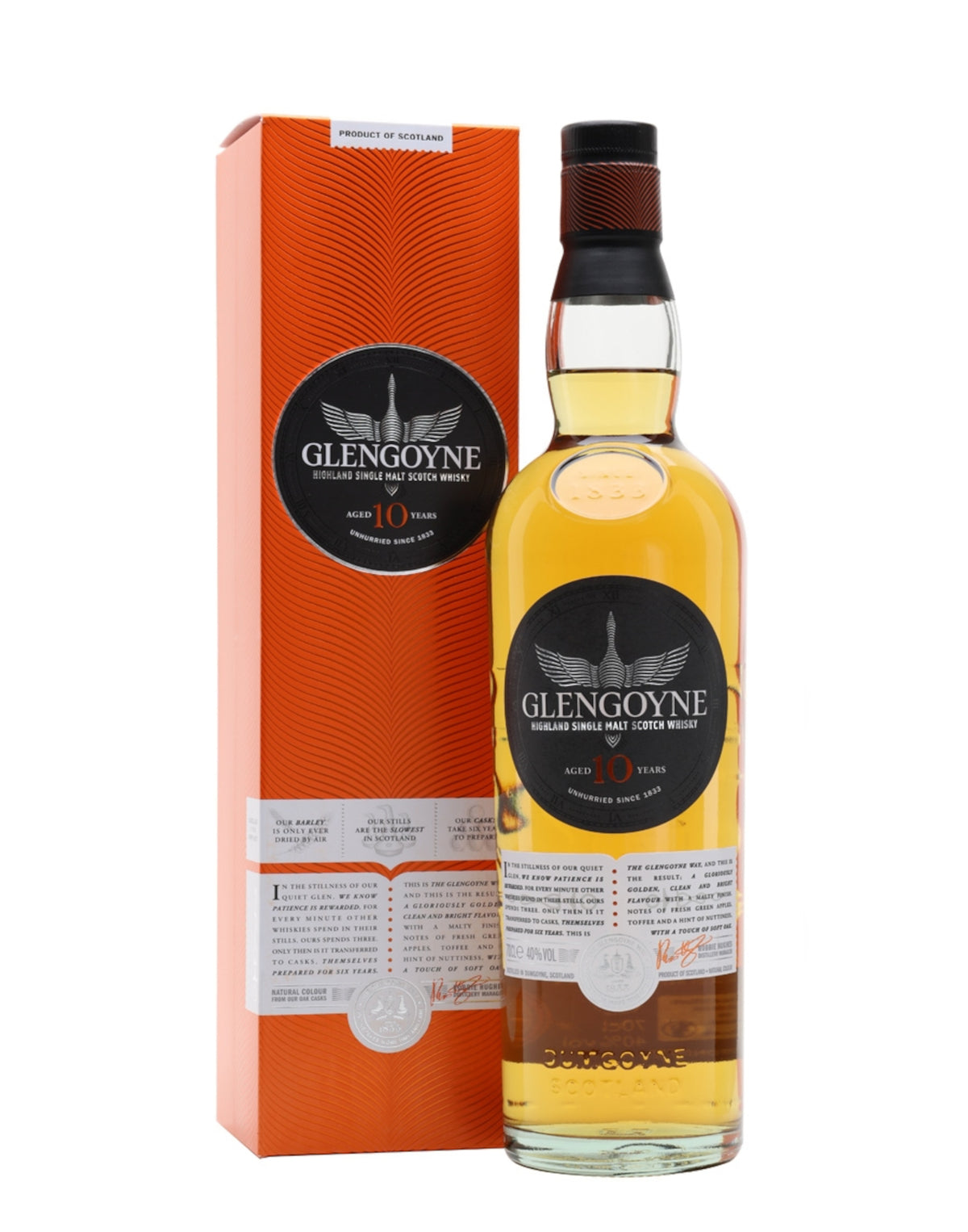 Glengoyne 10 year old, Single Malt Whisky, 70cl