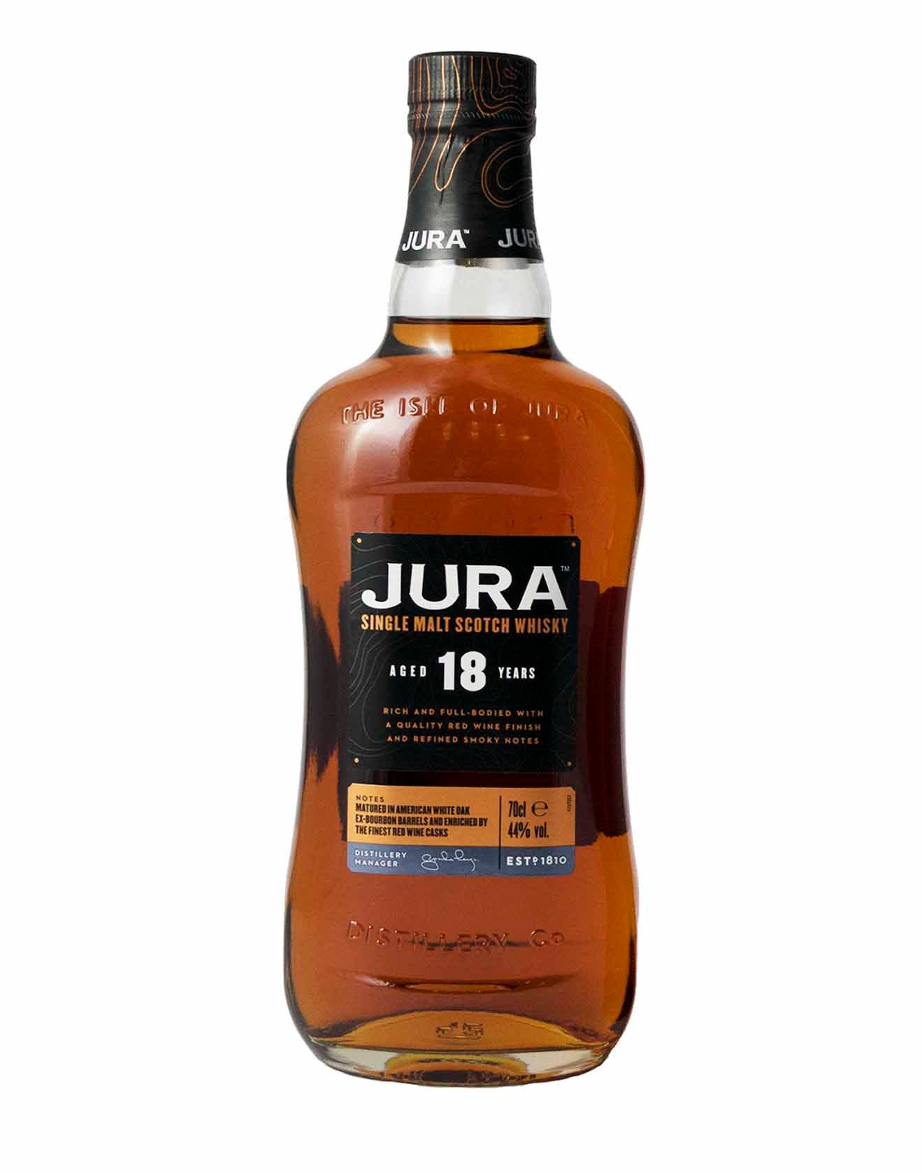 Jura 18 Year Old, Single Malt Whisky, 70cl