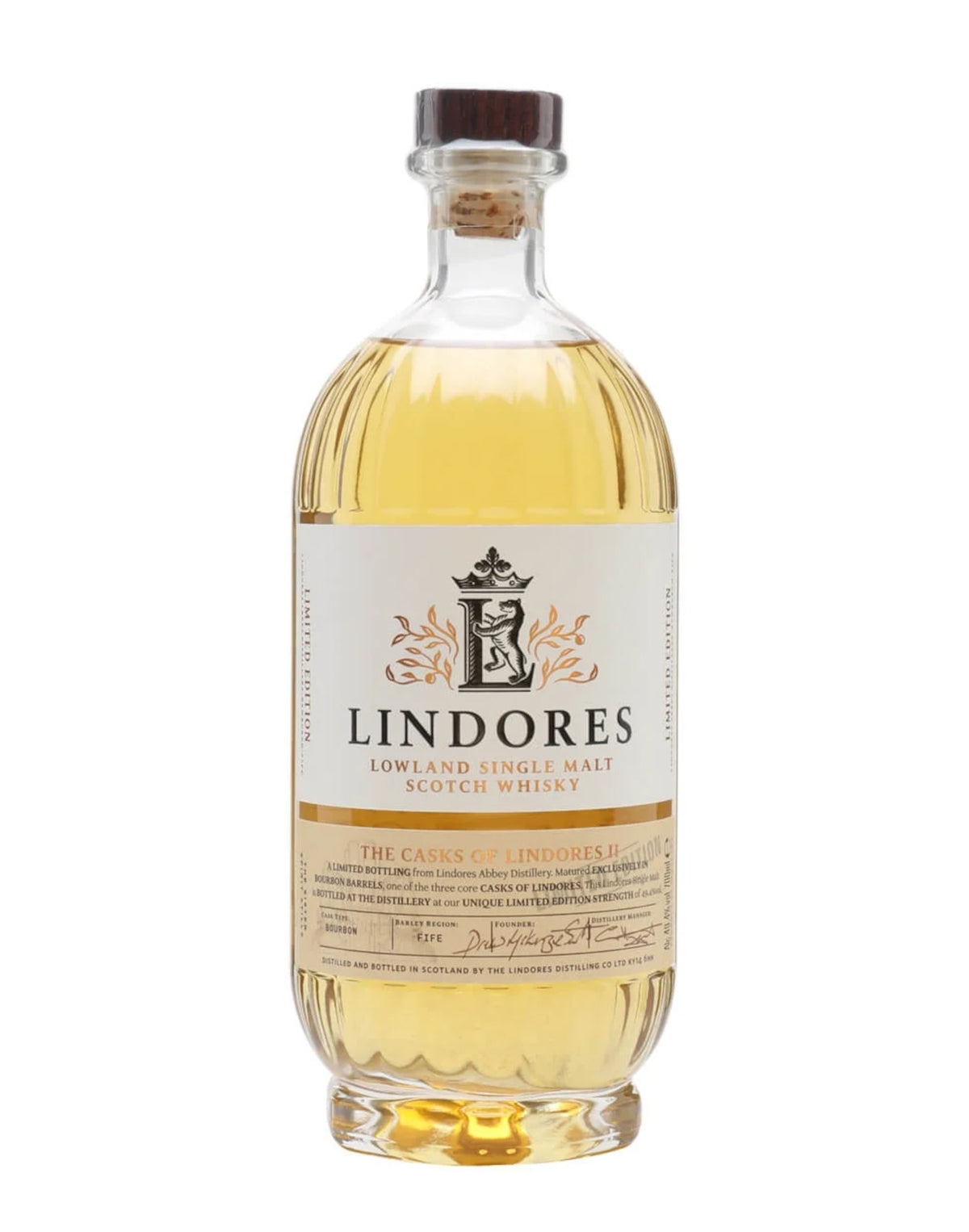 Lindores Abbey, The Casks of Lindores 2. Bourbon Cask, Single Malt Whisky, 70cl
