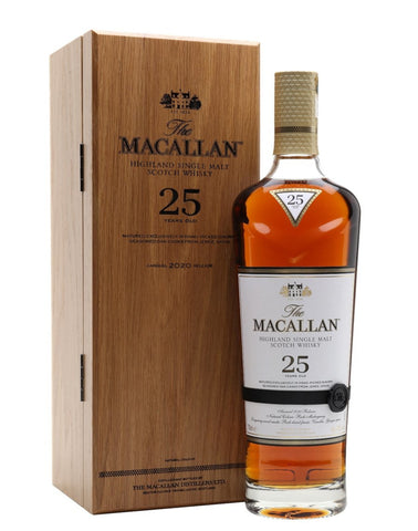 Macallan 25 Year Old Single Malt Whisky