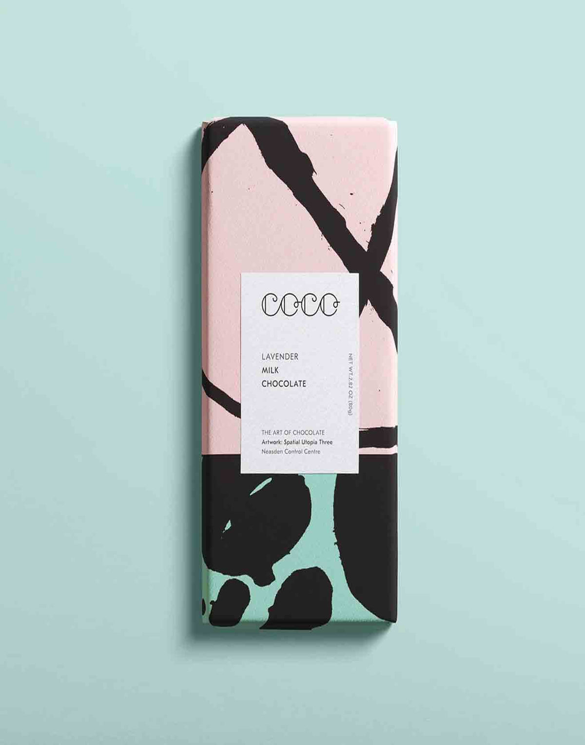 Coco Choclate - Lavender Milk Chocolate 80g