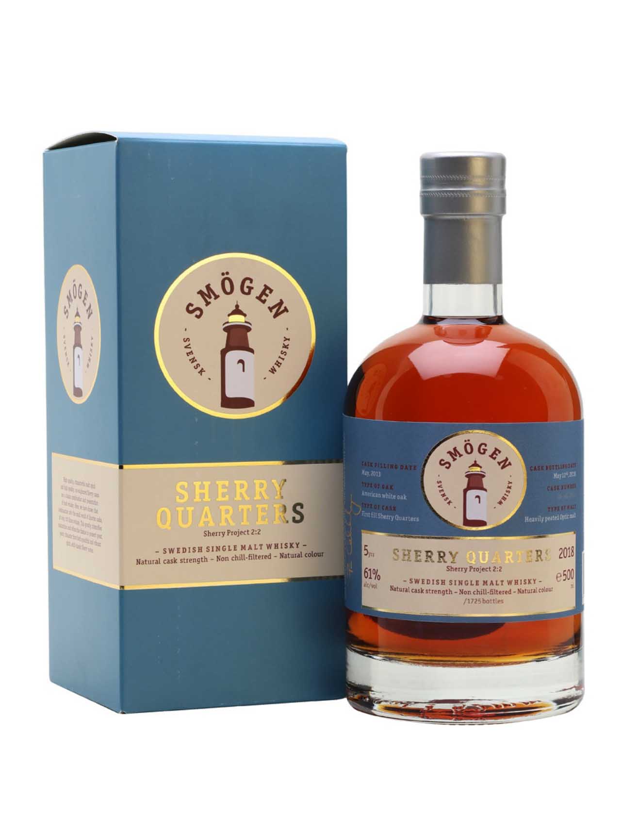 Smögen Sherry Project 2:2, Single Malt Whisky, 70cl