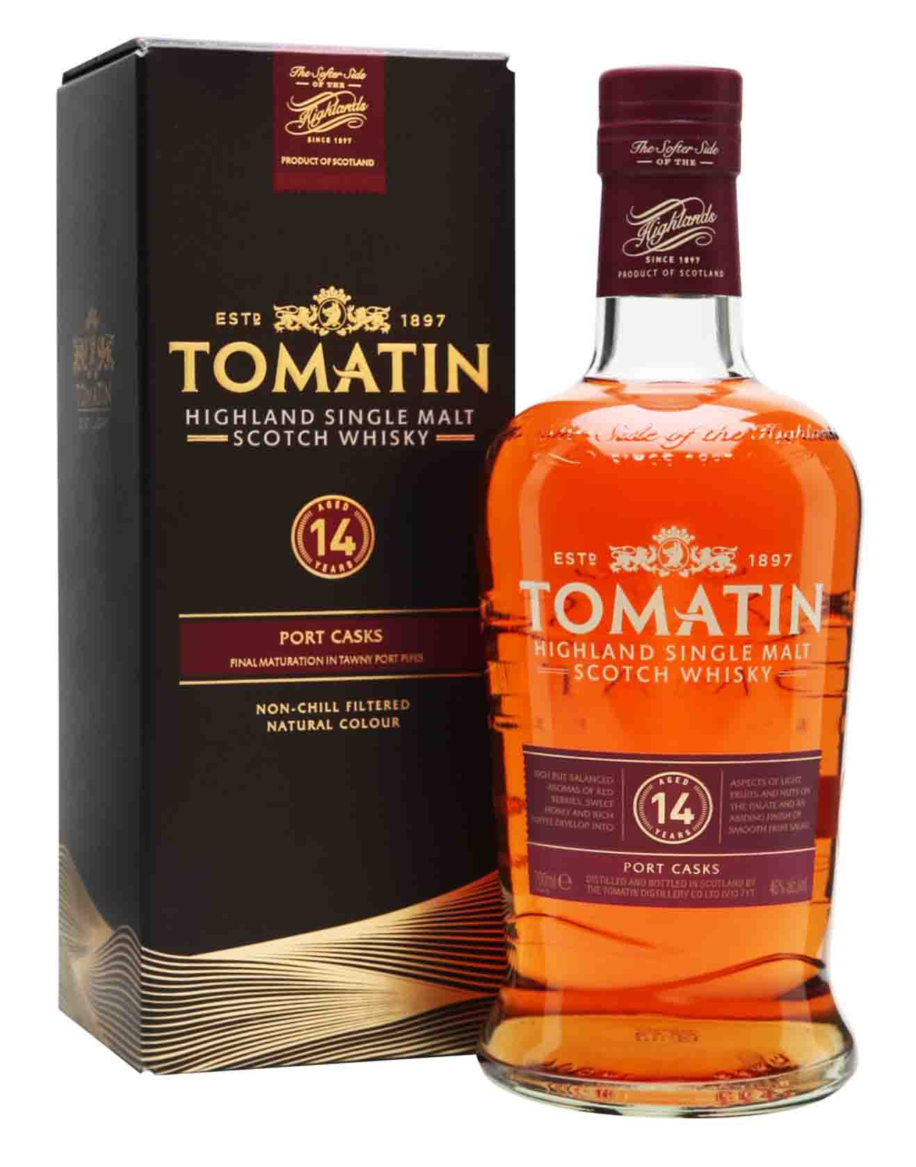 Tomatin 14 year old, Single Malt Whisky, 70cl
