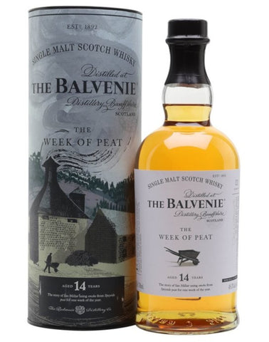 Balvenie Peat Week 14 year old, Single Malt Whisky, 70cl.