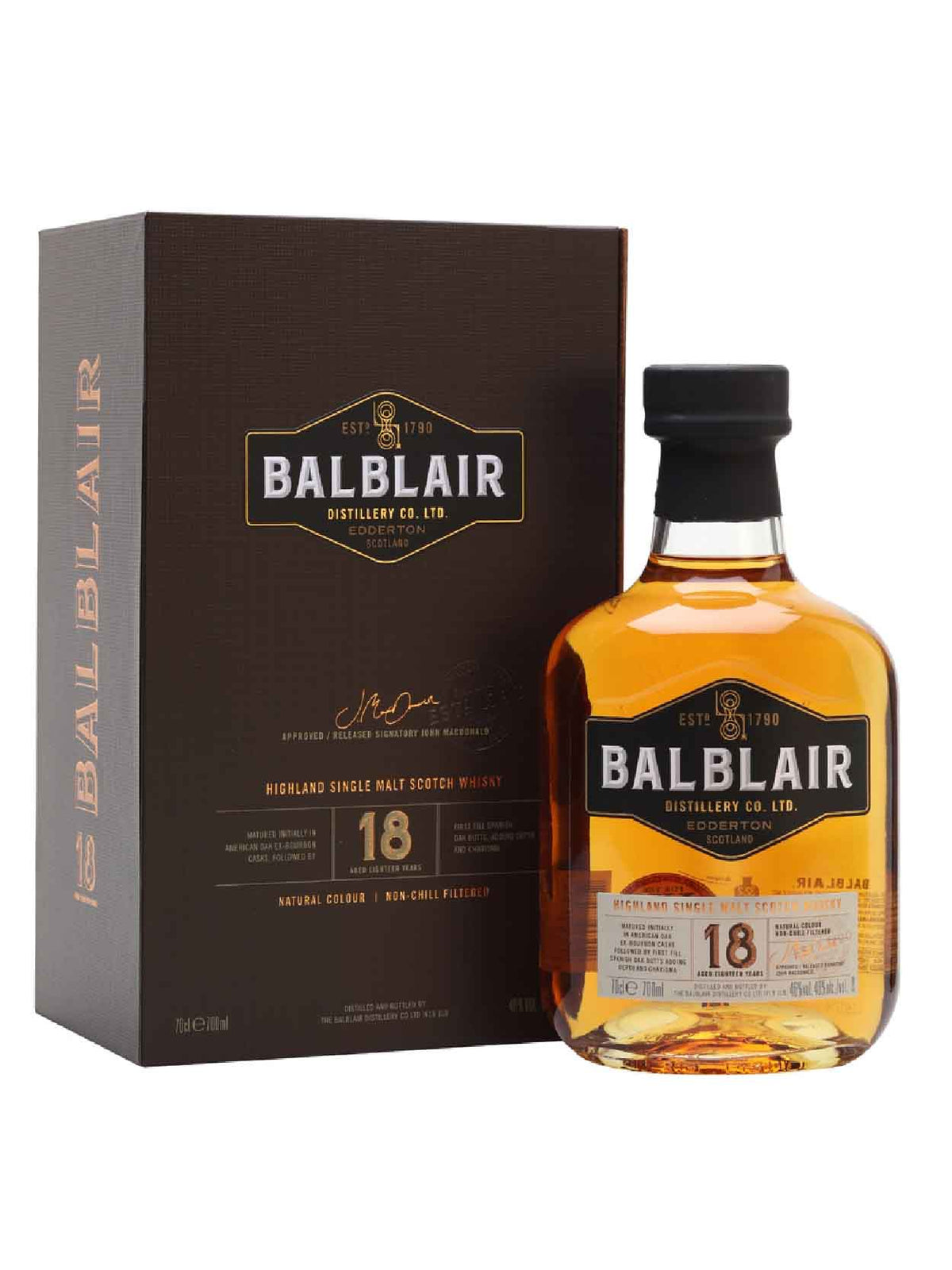 Balblair 18 year old
