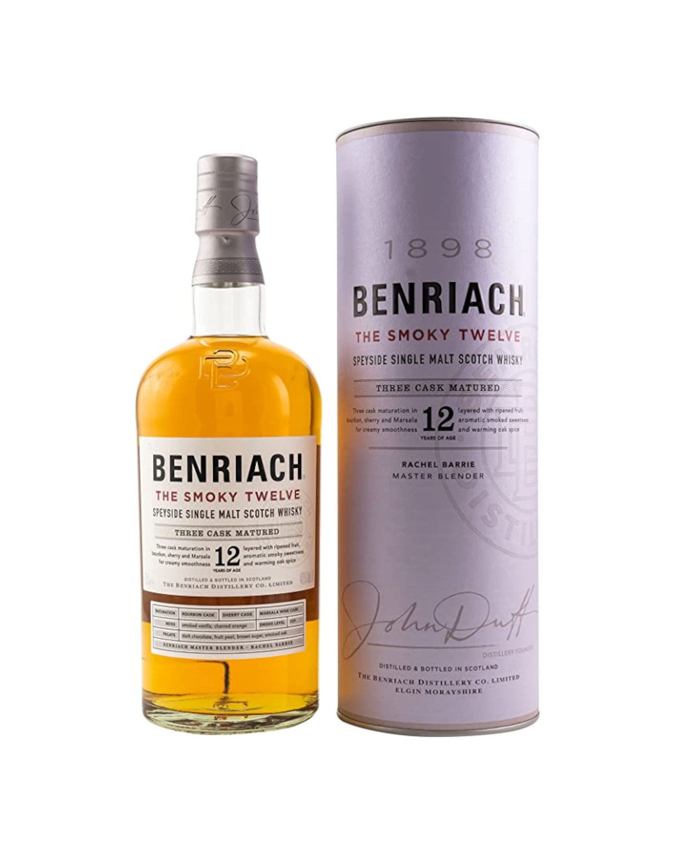Benriach "The Smokey 12" 12 Year Old, Single Malt Whisky, 70cl