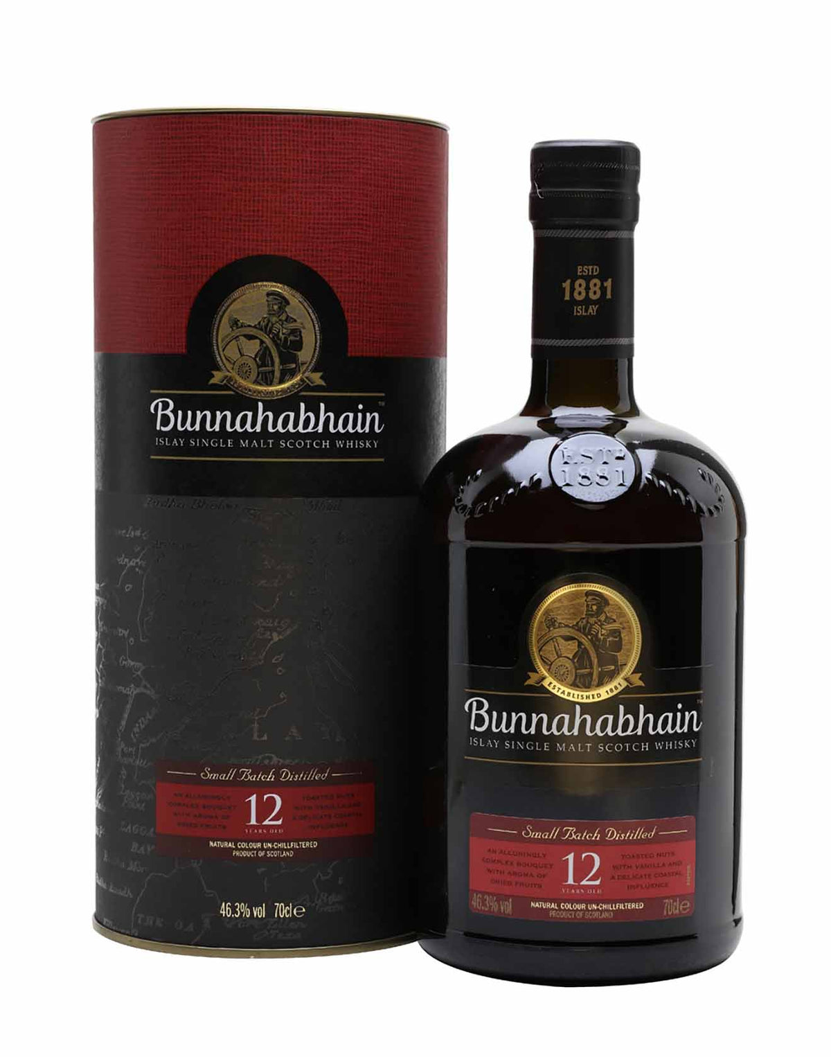 Bunnahabhain 12 year old, Single Malt Whisky, 70cl