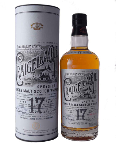 Craigellachie 17 Year Old, Single Malt Whisky, 70cl.