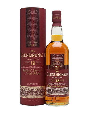 GlenDronach 12 year old, Single Malt Whisky, 70cl