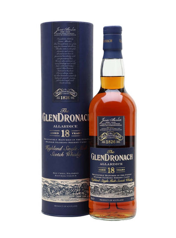 GlenDronach 18 year old, Single Malt Whisky, 70cl.