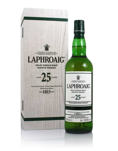 Laphroaig 25 year old, Single Malt Whisky, 70cl